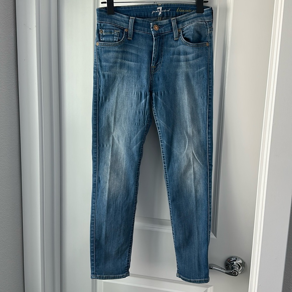 7 For All Mankind Kimmie Crop Jeans Size 26
